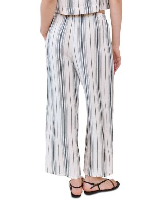 Tassel Cord Drawstring Crop Pants