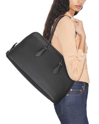 Lock Leather Satchel