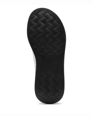 PACIFIK WOVEN LEATHER SANDAL La CANADIENNE Made in Spain Pacifik Sky Blue Woven Platform Slingback Sandals main image 2