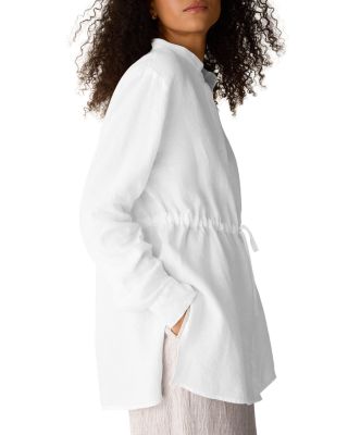 Mandarin Collar Long Shirt