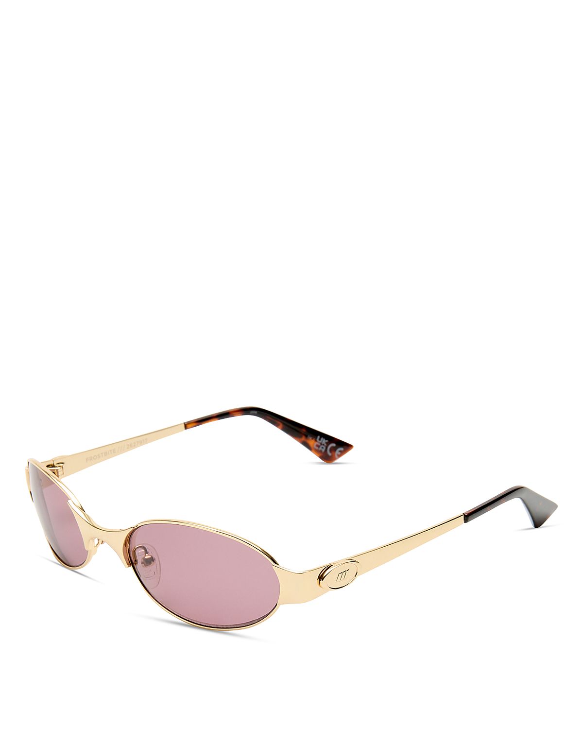 Le Specs Frostbite Oval Sunglasses, 56mm