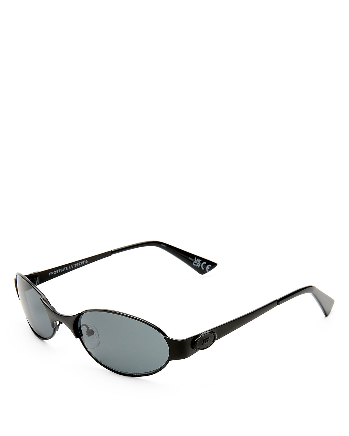 Le Specs Frostbite Oval Sunglasses, 56mm