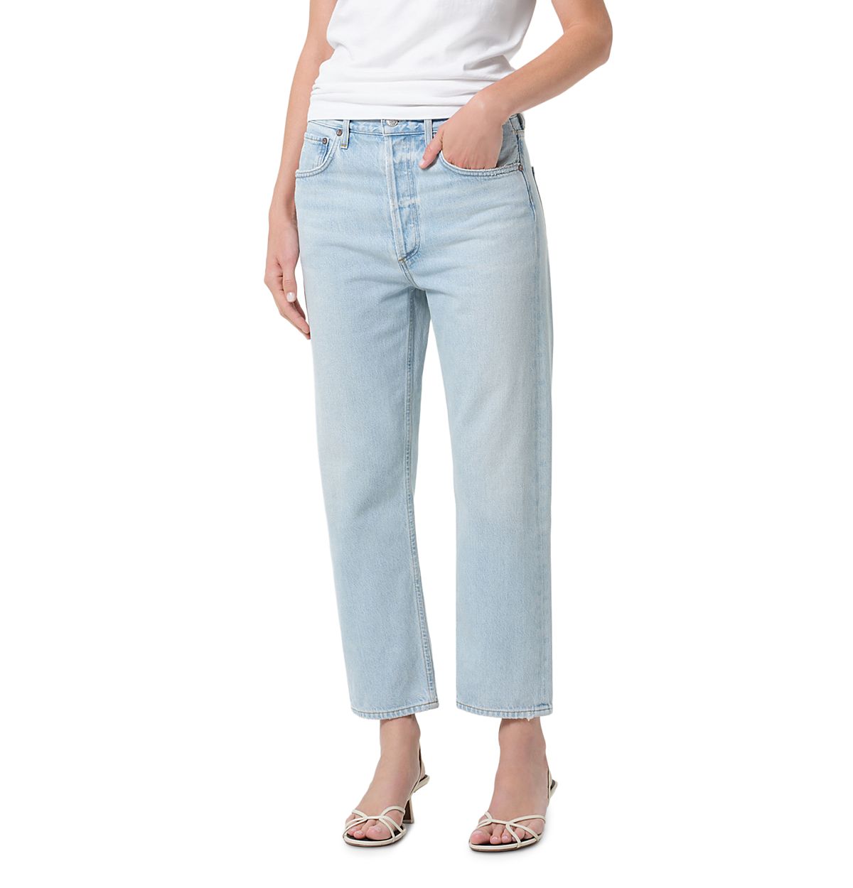 Agolde '90s Mid Rise Cropped Jeans