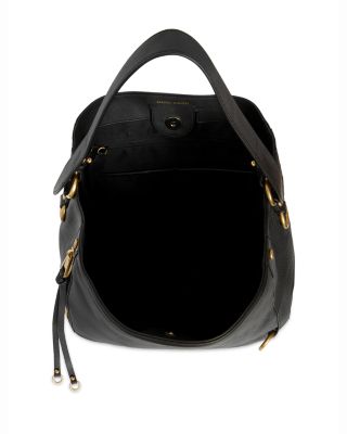 M.A.B. Leather Hobo Bag