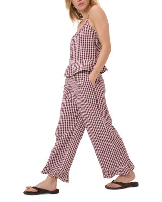 Child Gingham Sia Top & Pants Set