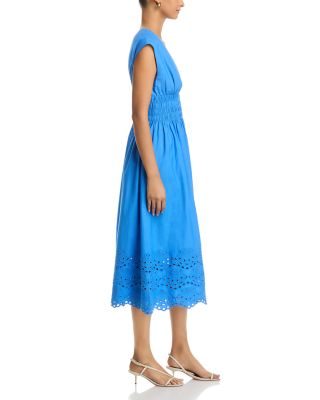 Roxanne Smocked Waist Midi Dress