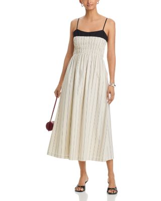 Primrose Stripe Midi Dress