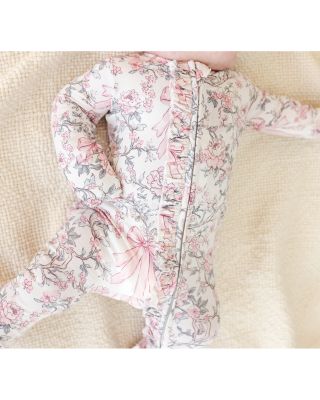 Girls' Irene Ruffled Zippered Footie - Baby