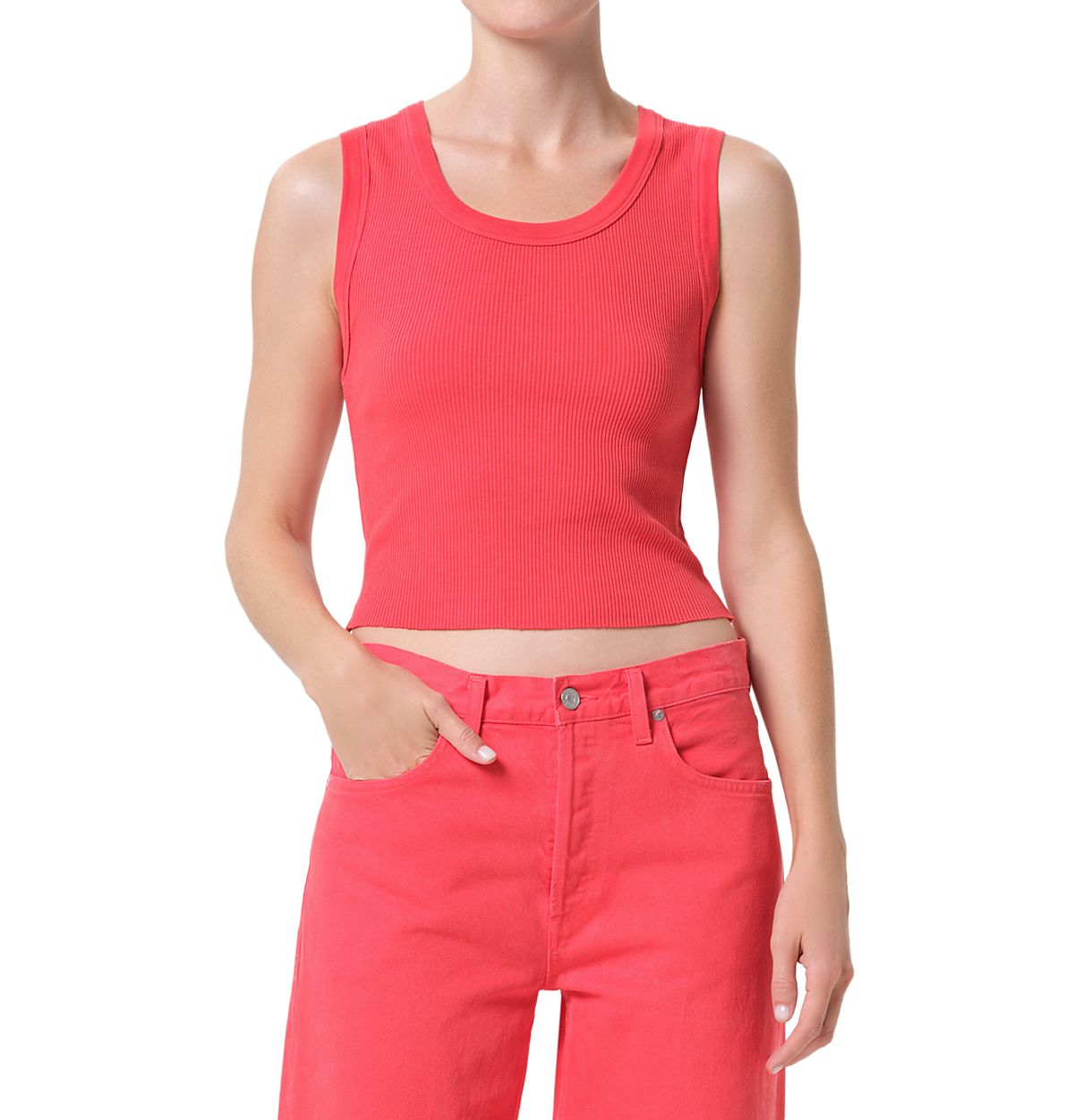 Agolde Shrunken Poppy Tank Top
