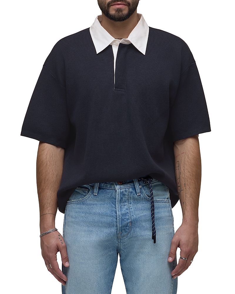 Hudson Contrast Collar Polo Shirt