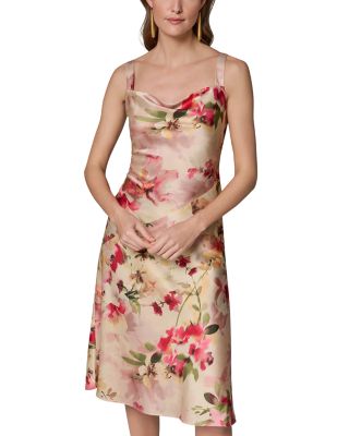 Scoop Neck A Line Midi Dress