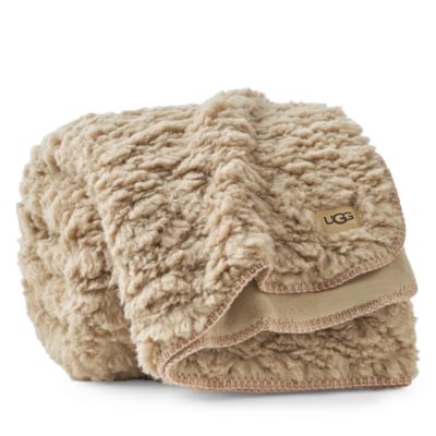 Shira Textured Sherpa Throw Blanket