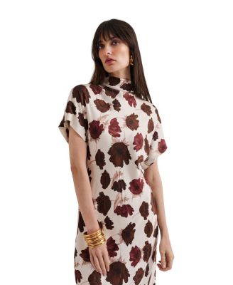  Milena Cape Midi Dress