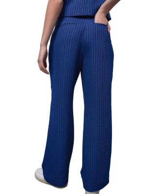 The Empower Jacquard Wide Leg Trouser