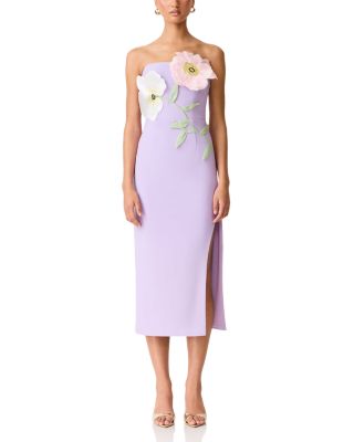 Hope 3D Floral Midi Dress