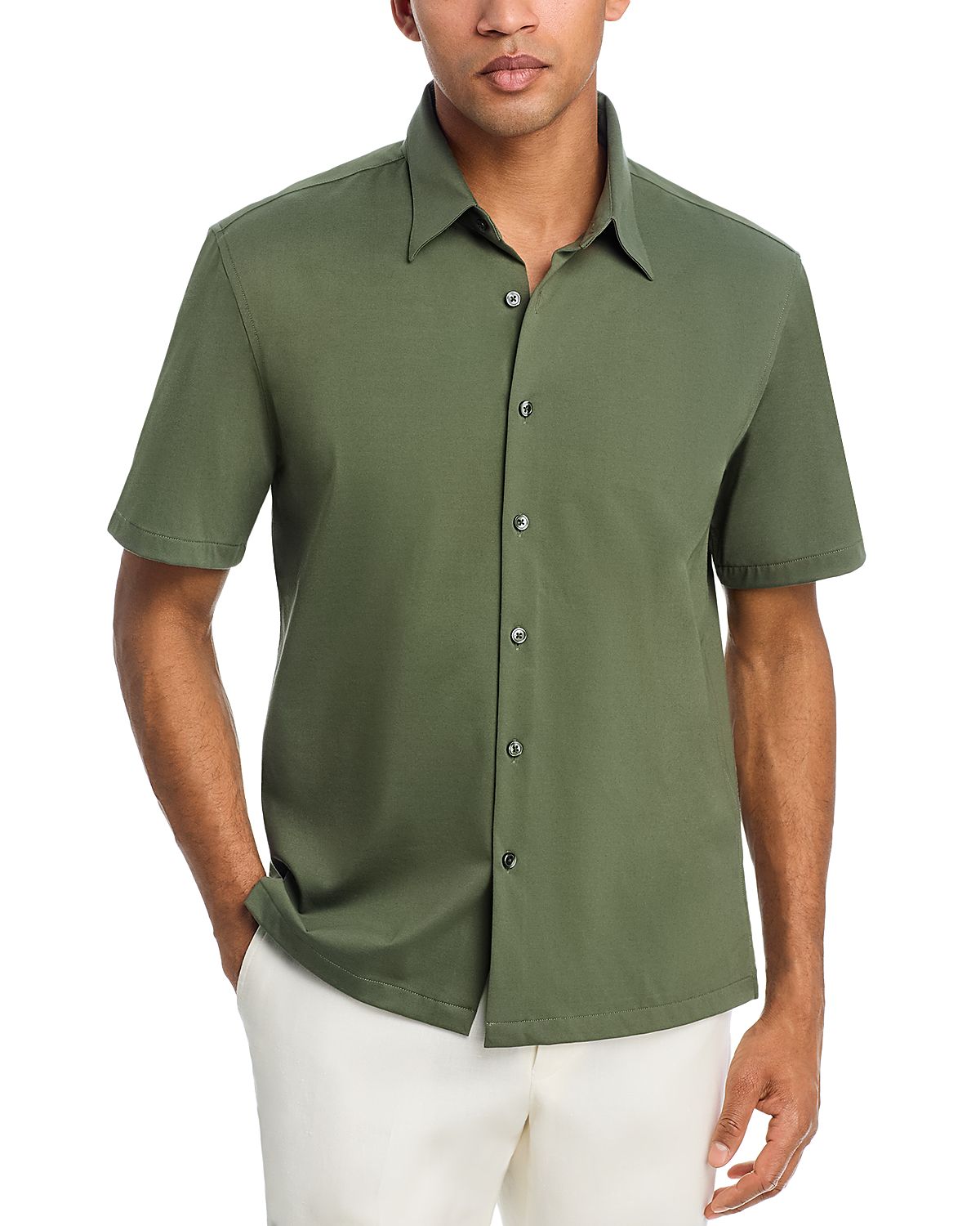 Theory Irving Regular Fit Short Sleeve Shirt