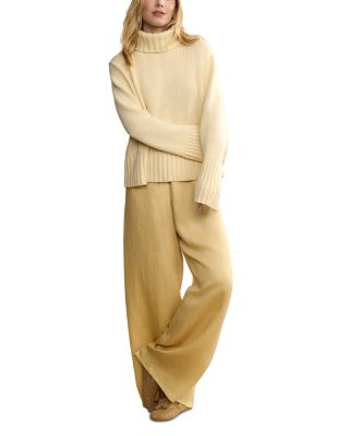 Jet Cashmere Cropped Turtleneck Sweater