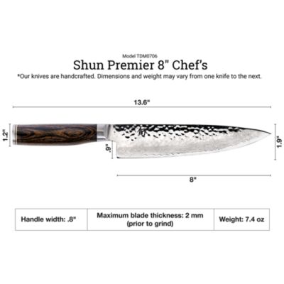 Shun Premier 8" Chef's Knife