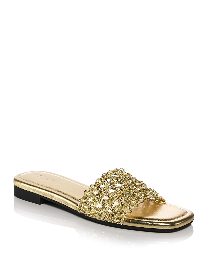 rag & bone Women's Ellie Woven Slides