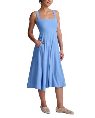 Featherweight At The Ready Square Neck Dress