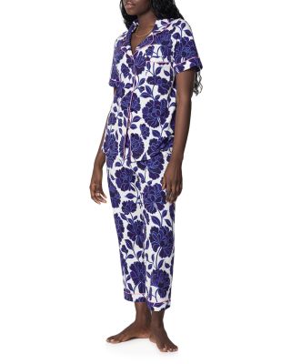 Stretch Jersey Cropped Pajama Set