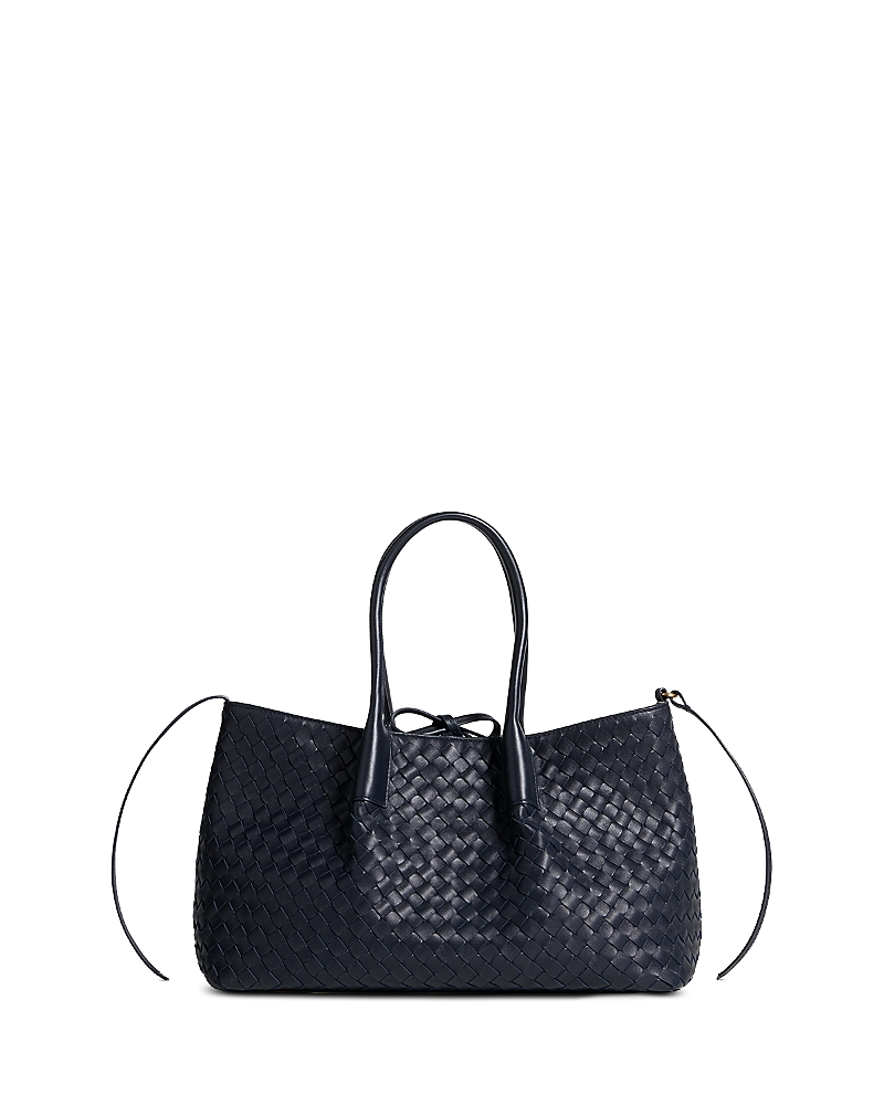 Bottega Veneta Pinacoteca Intrecciato Leather & Suede Reversible Tote