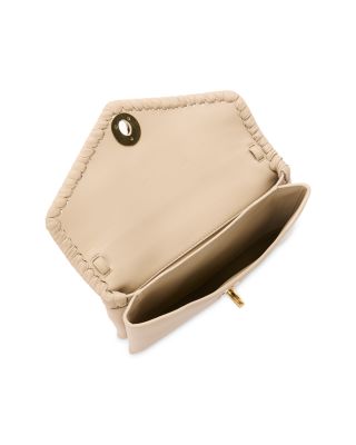 Knot Lock Intrecciato Leather Crossbody Bag