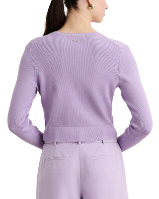 Zoe Cropped Cardigan Sweater 