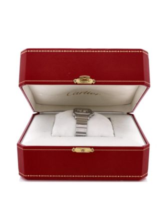  Santos de Cartier Galbee Quartz Watch in Stainless Steel 24mm