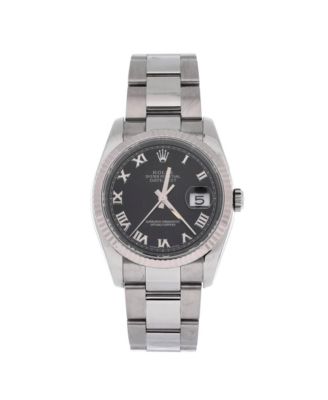  Oyster Perpetual Datejust Automatic Watch in Stainless Steel and White Gold 36mm