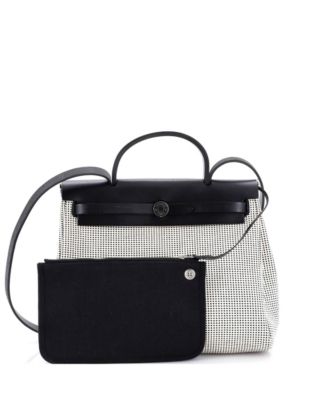 31 Herbag Zip Criss Viking Toile and Leather