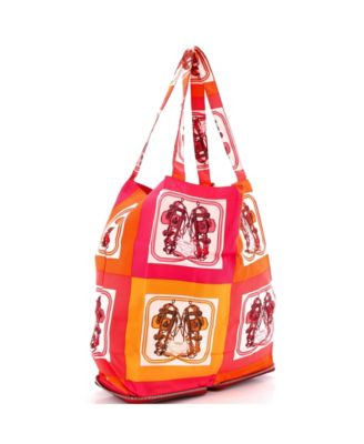 Silky Pop Tote Printed Silk