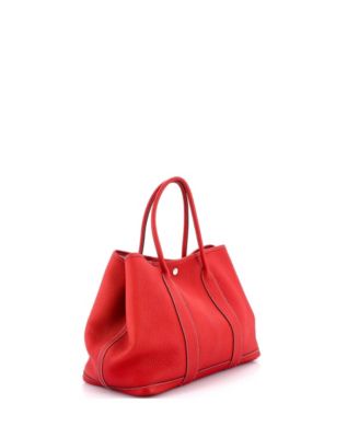 36 Garden Party Tote Leather