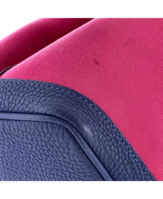 30 Garden Party Tote Toile and Leather