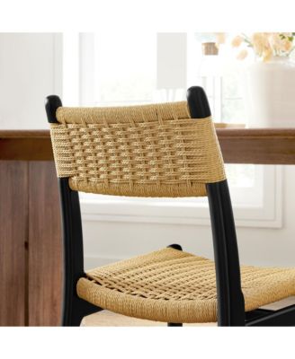 Wynn Rope and Wood Dining Side Chairs, Set of 2