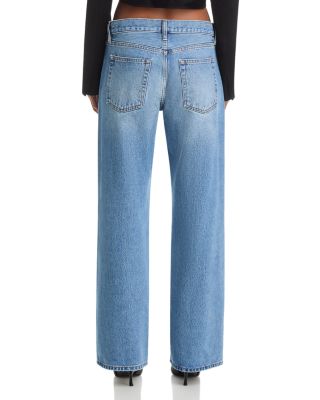 The Lowkey Low Rise Straight Leg Jeans in Static