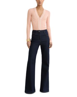 Lauri Craft Stitch Trim Top