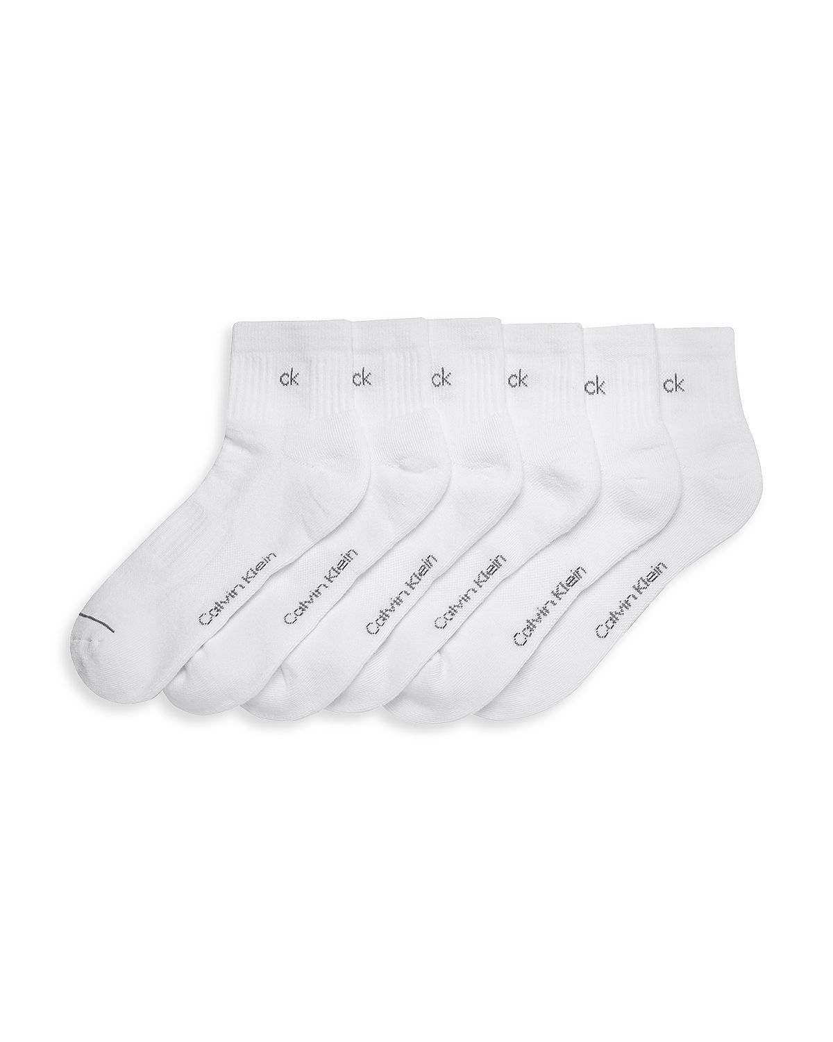 Calvin Klein Ck Quarter Socks, Pack of