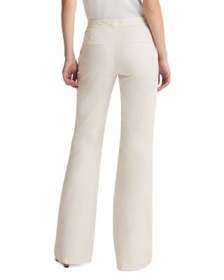 Stretch Cotton Flare Pants