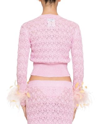 Openwork Cardigan Sweater