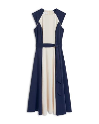 Petite Andrea Color Blocked Dress