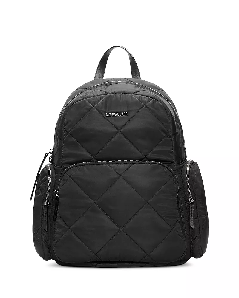 Mz Wallace Madison Extra Large Quilted Nylon Backpack