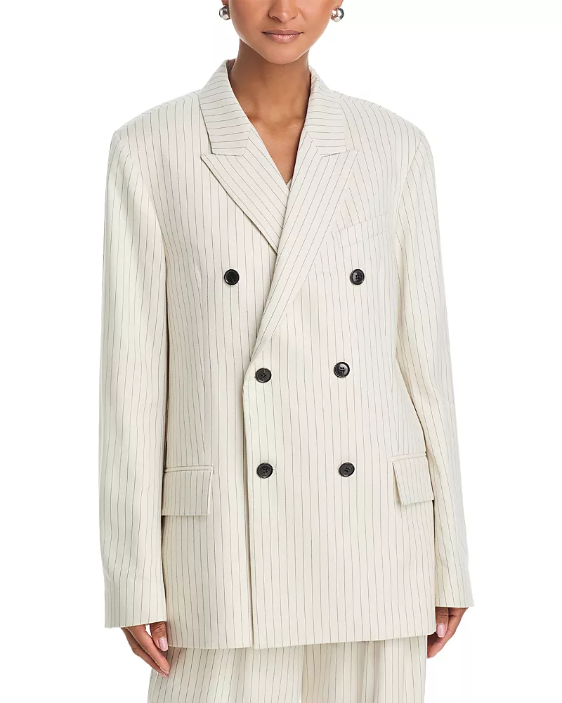 Frame The Pinstripe Avenue Blazer