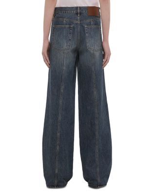 Wardrobe High Rise Jeans in Tinted Vintage Blue