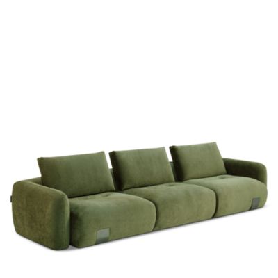 Three Piece Fabric Motion Sectional - Exclusive