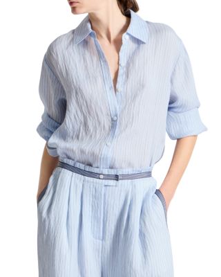 Lanette Pinstriped Blouse