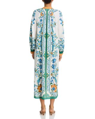 Linen Midi Dress Swim Cover-Up