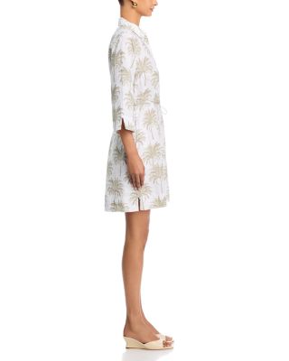 Palm Banks Three Quarter Sleeve Dress