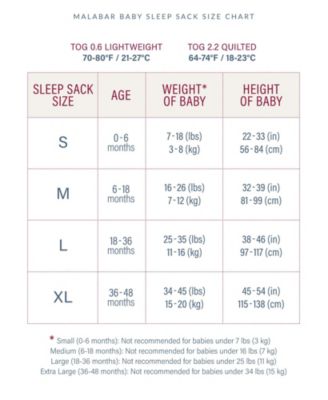  TOG 0.6 Sleep Sack - GOTS Certified Organic Cotton, Baby