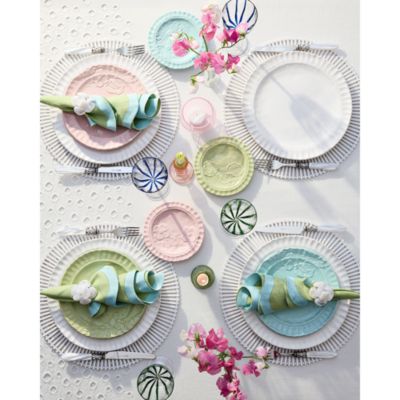 Pietra Fiori Pink Canape Plate